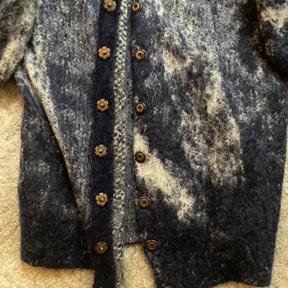 Balenciaga Long Fuzzy Cardigan